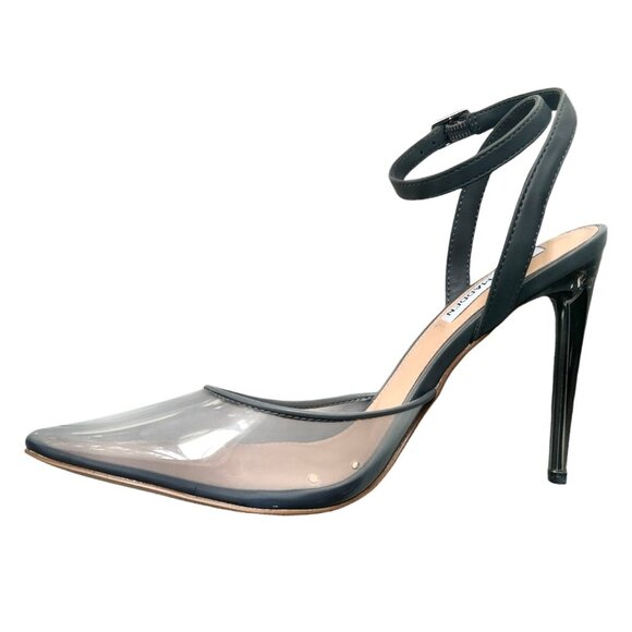 STEVE MADDEN ALESSI Women's Heel Pointed Toe Pump Gray Size 6.5 - Picture 3 of 7